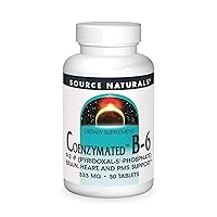 Source Naturals Coenzymated B-6 300mg, Promotes a Healthy Nervous System,30 Tablets