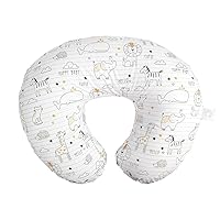 Nursing Pillow Original Support, Notebook, Ergonomic Nursing Essentials for Bottle and Breastfeeding, Firm Fiber Fill, with Removable Nursing Pillow Cover, Machine Washable