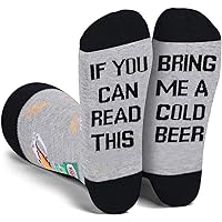 Novelty Funny Socks If You Can Read This Wine Crew Socks Casual Gifts Stocking Holiday Gifts