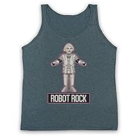 Men's Robot Rock Retro Sci Fi Dance Parody Tank Top Vest