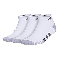 adidas Men's Cushioned Low Cut Socks (3-Pair)