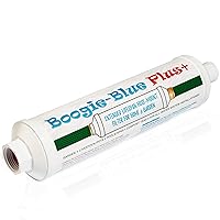 Boogie Blue Plus Garden Hose Water Filter for RV and Outdoor use - Removes Chlorine, Chloramines, VOCs, Pesticides/Herbicides Boogie Blue Plus High Capacity Filter - The Organic Gardener's Choice