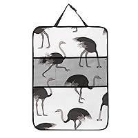 Ostrich Escapist Kick Mats Back Seat Protector Car Seat Back Protector with Storage Pockets