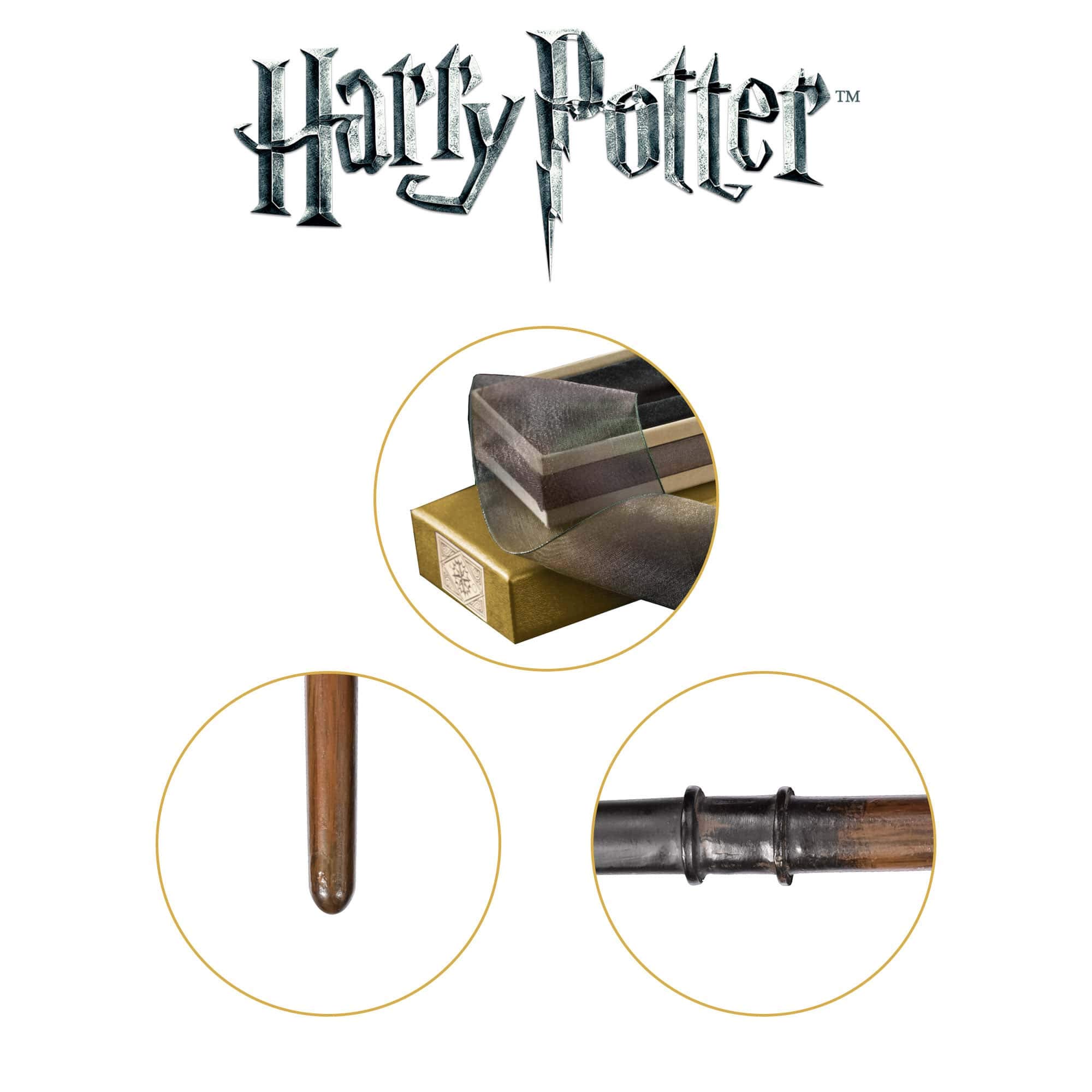 The Noble Collection Draco Malfoy's Wand with Ollivander's Wand Box