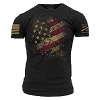 Grunt Style Worn Flag 2.0 Men's T-Shirt