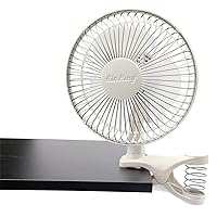 Air King Clip Fan, 6 inch, White