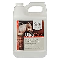 UltraCruz Equine Show Polish Spray for Horses, 1 Gallon Refill