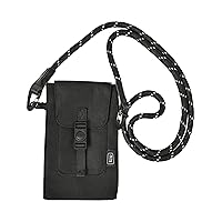 KiU K350-900 Bag, One Size, Water Repellent, Includes Pocket, Front Pocket, 600D Smartphone Pouch, Black, Black