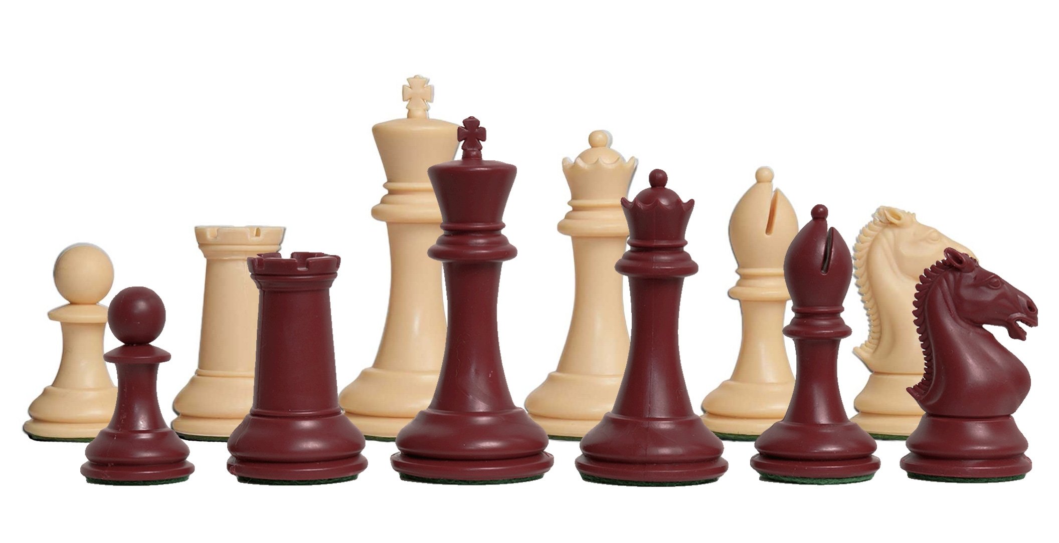 The House of Staunton - The Hastings Plastic Chess Set - Pieces Only - 3.875