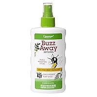 Health Buzz Away Extreme Insect Repellent DEET Free Cedarwood Lemongrass & Citronella Oil Outdoor Mosquito & Tick Bug Spray Powerful Plants Repel Bugs Off Your Skin, Safe for Kids - 8 Ounce
