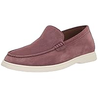 BOSS Men's Suede Loafers with Contrast Rubber Sole