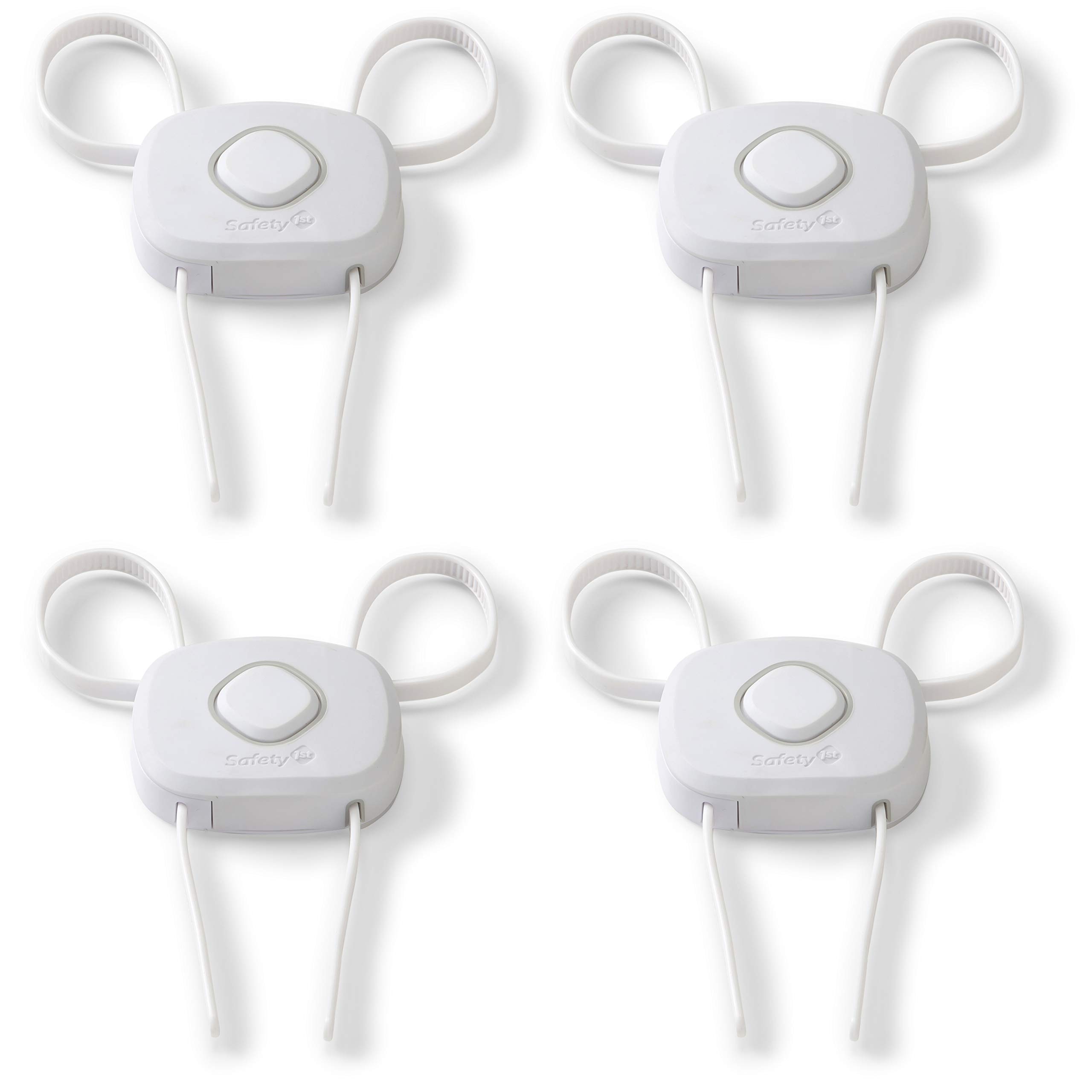 Safety 1st OutSmart™ Flex Lock, White, 4 Pack