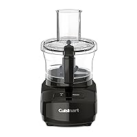 Cuisinart 7-Cup Sleek and Modern Design Food Processor with Two Easy Controls and Universal Blade for Chopping, Mixing, and Dough (Black)