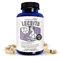 Lechita, Supports Milk Flow, Organic Fenugreek Free Breastfeeding Supplement, Organic Fennel & Anise, Made in USA, 180 Vegan Capsules