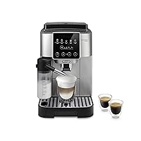 Magnifica Start Fully Automatic Espresso Machine with Automatic Milk Frother, Silver