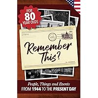 Remember This?: People, Things and Events from 1944 to the Present Day (US Edition) (Milestone Memories)