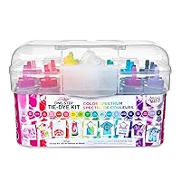 Tulip One-Step Tie-Dye Kit 24 Tie Dye Storage Tub, Color Spectrum (TUFDYPRTY2.75OZ)