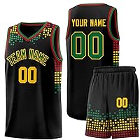 Custom Basketball Jersey Uniform Suit for Adult Youth,Personalized Printed Name Number Team Logo