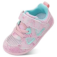 L-RUN Toddler Sneakers Boys Girls Barefoot Summer Walking Shoes Toddler Boy Tennis Shoes Mesh Lightweight