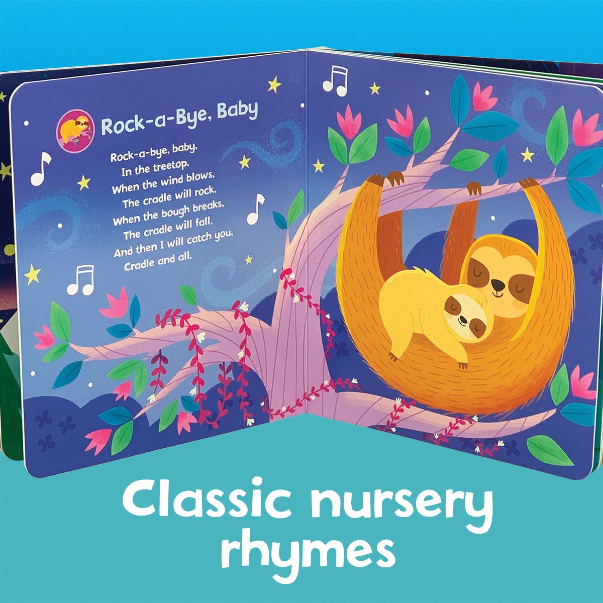 Baby's First Bedtime Songs (Interactive Children's Song Book with 6 Sing-Along Tunes)