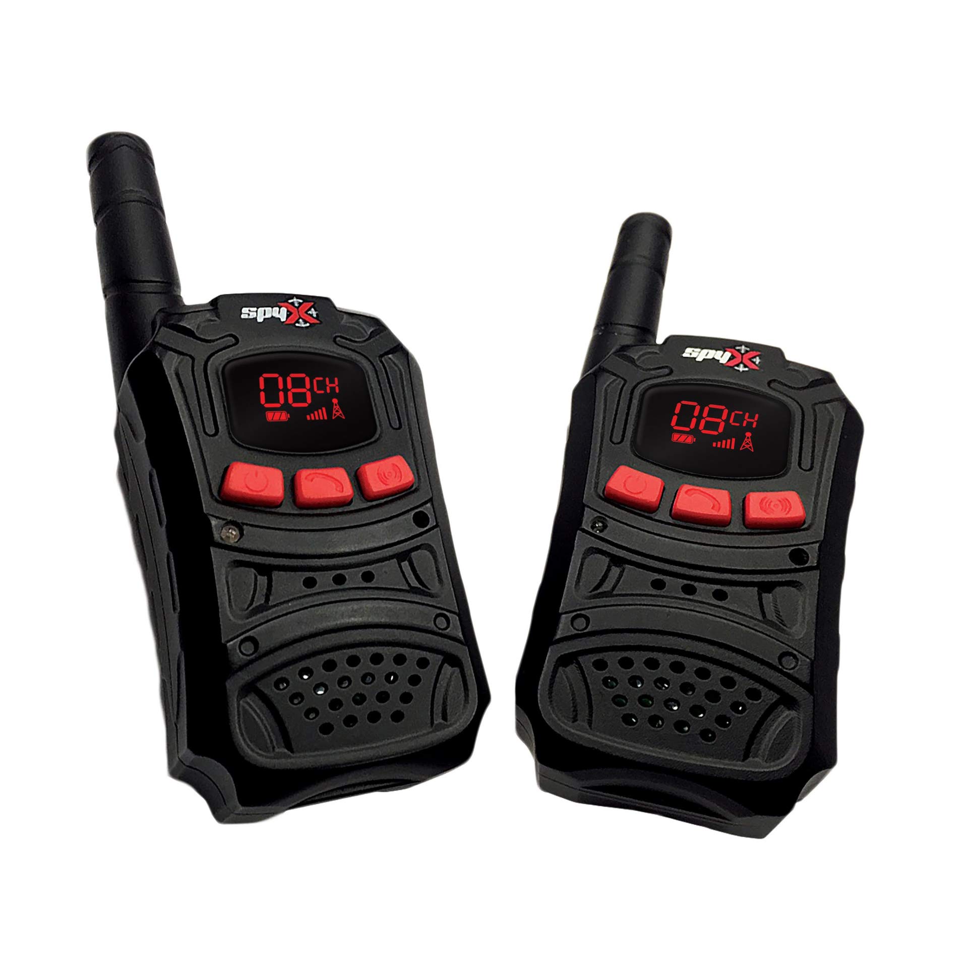 MUKIKIM SpyX/Micro Gear Set + Walkie Talkies - 4 Must-Have Spy Tools Attached to an Adjustable Belt + 2 Player Buddy Play Walkie Talkies! Jr Spy Fan Favorite & Perfect for Your Spy Gear Collection!