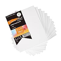 CONDA Canvas Board 8 x 10 inch, 24 Pack Canvases for Painting, Gesso Primed Acid-Free, 100% Cotton Canvas for Drawing, Quality Artist Canvas Panels for Acrylic, Pouring & Oil Painting