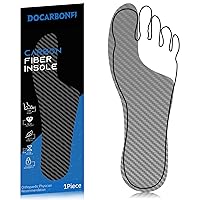 Morton´s Extension Orthotic,Recovery Carbon Fiber Insole,Very Rigid Foot Support Insert for Morton's Toe, Turf Toe, Arthritis, Hallux Rigidus, Broken Big Toe and Forefoot Pain,1Piece (265mm)