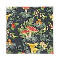 Talking Tables Fall Dinner Napkins with Woodland Forest Mushrooms & Toadstools - Pack of 20 Recyclable Paper Serviettes for Christmas, Kids Party, Winter, Decoupage, Thanksgiving Luncheon