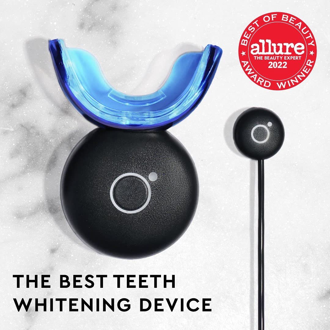 MOON Teeth Whitening Kit with LED Light, Wireless, 5 Minute Treatment, Gentle on Teeth, Helps Remove Stains from Coffee, Smoking, Wine, Soda