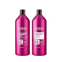 REDKEN Color Extend Magnetics Shampoo & Conditioner Set For Color-Treated Hair | Gently Cleanses & Protects Color | With Amino Acid | Sulfate Free Shampoo