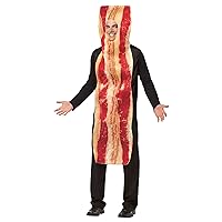Rasta Imposta Bacon Strip Costume, Brown, One Size