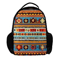 Travel Backpack for Men,Backpack for Women,Colorful Ethnic Indian Striped,Backpack
