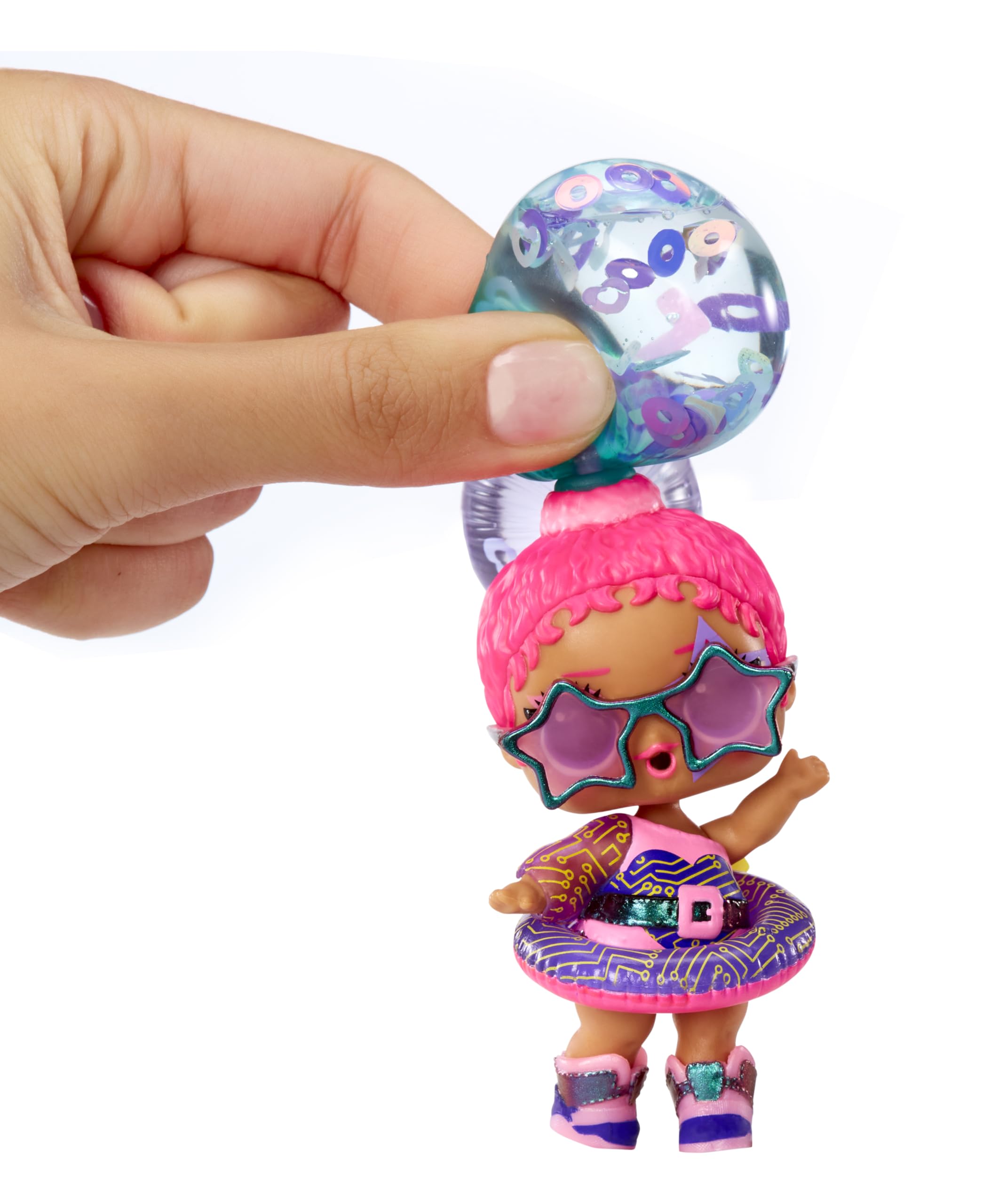 LOL Surprise Water Balloon Surprise Dolls with Collectible Doll, Water Balloon Hair, Glitter Balloons, 4 Ways to Play, Water Play, Reusable Water Balloons, Surprise Doll, Limited Edition Doll 4+