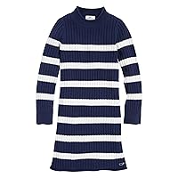 vineyard vines Girls' Breton Stripe Sweater Dress