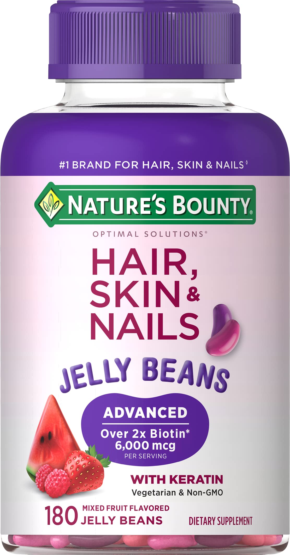 Buy Natures Bounty Optimal Solutions Advanced Hair Skin And Nails Jelly