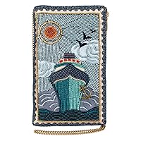 Mary Frances Crossbody Phone Bag Featuring On Board & Midnight Cruise, Perfect for Storing Credit Cards, Phone, & Keys