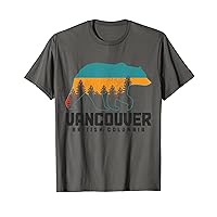 Vancouver BC British Columbia Bear Grizzly Outdoor Vintage T-Shirt