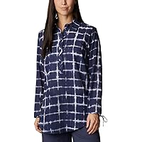 Columbia Women's Camp Henry II Tunic, Nocturnal to Dye for Print, Medium
