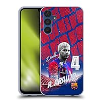 Head Case Designs Officially Licensed FC Barcelona Ronald Araújo 2023/24 First Team Soft Gel Case Compatible with Samsung Galaxy A15