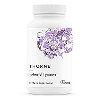 Iodine & Tyrosine - Mineral and Amino Acid Support for Healthy Thyroid Function - 60 Capsules