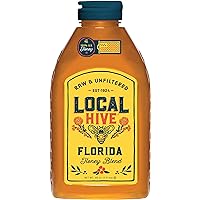 Local Hive, Raw and Unfiltered Honey, 100% U.S. Florida Blend, 40oz
