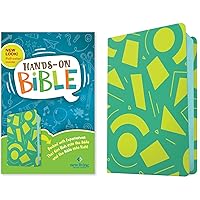 NLT Hands-On Bible for Kids, 3rd Edition (Green Lines and Shapes LeatherLike): Full-Color, Family Activities, Amazing Facts, Charts, and Maps NLT Hands-On Bible for Kids, 3rd Edition (Green Lines and Shapes LeatherLike): Full-Color, Family Activities, Amazing Facts, Charts, and Maps Imitation Leather
