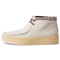 Clarks Wallabee Cup Boot White Interest 13 D (M)
