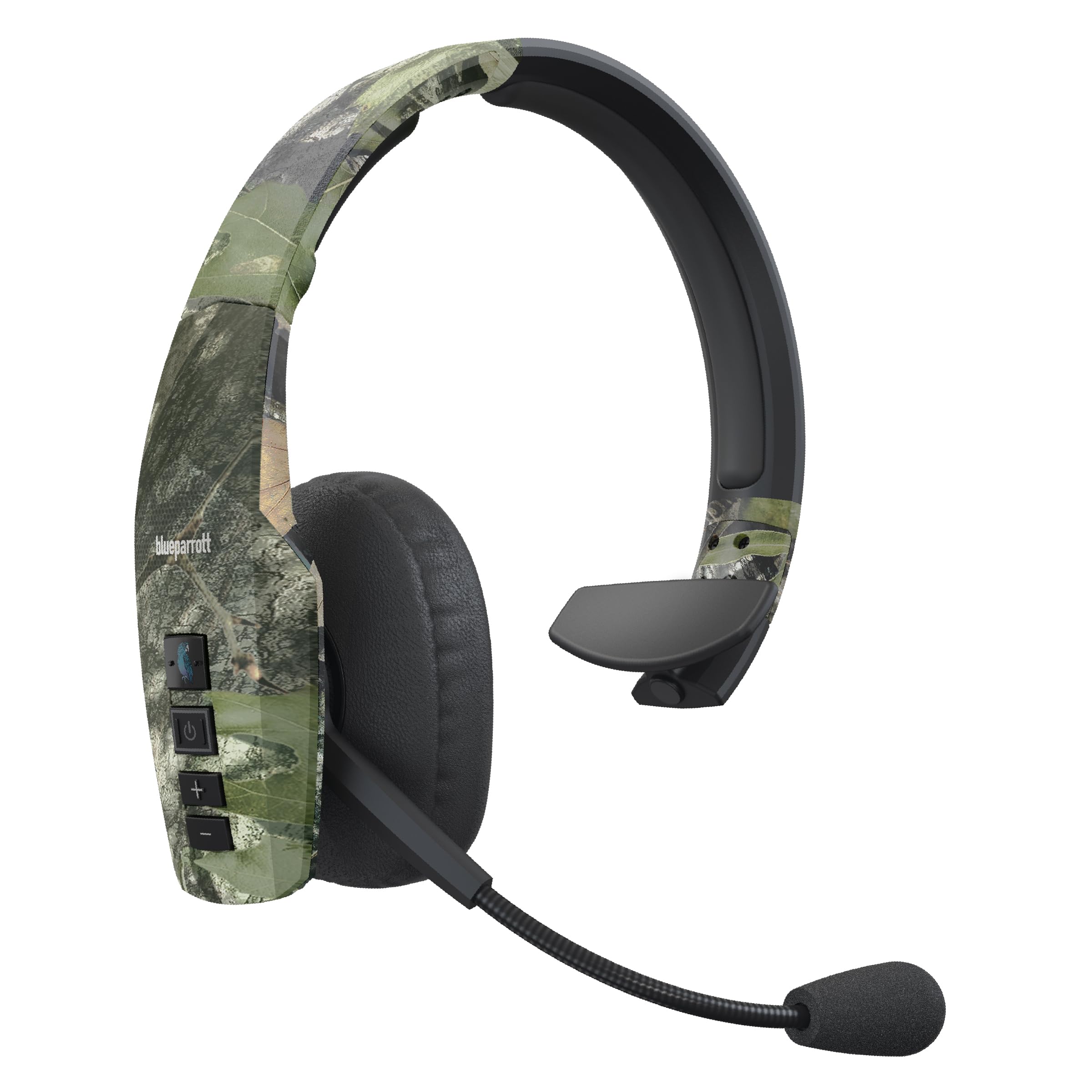 BlueParrott B450-XT Mossy Oak Obsession Edition - Noise Cancelling Bluetooth Wireless Headset – Updated Design with Industry Leading Sound & Improved Comfort, Up to 24 Hours of Talk Time, IP54-Rated