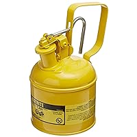 10111 Type I Steel Diesel Fuel Safety Can, 1L Capacity, Yellow