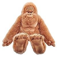 Wild Republic Artist Collection, Bigfoot, Gift for Kids, 15 inches, Plush Toy, Fill is Spun Recycled Water Bottles.