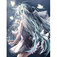 Hatsune Miku Wooden 1000 Piece Adult Decompression Puzzle, Children's Educational Toy Game Puzzle, Creative Gift