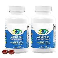 Eye Vitamin & Mineral Supplement, Contains Lutein, Vitamin C, Zeaxanthin, Zinc & Vitamin E, Contains 300 Softgels (2Pack) (Packaging May Vary)