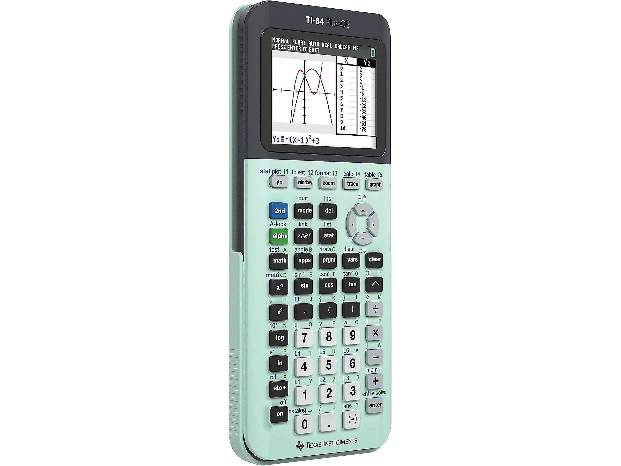 Texas Instruments TI-84 Plus CE Color Graphing Calculator, Mint Small