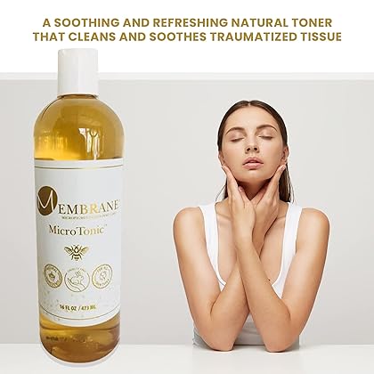 Membrane MicroTonic Skin Toner - Micropigmentation & Microblading Aftercare - Safe & Natural Tattoo Scar Repair - Promotes Skin Healing - Ideal for All PMU Procedures